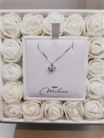 Collana Miluna Donna 8 Cuori in Oro bianco Diamante 0.20 Ct CLD5065 - CLD5065